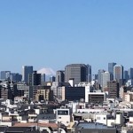バルコニーからの富士山